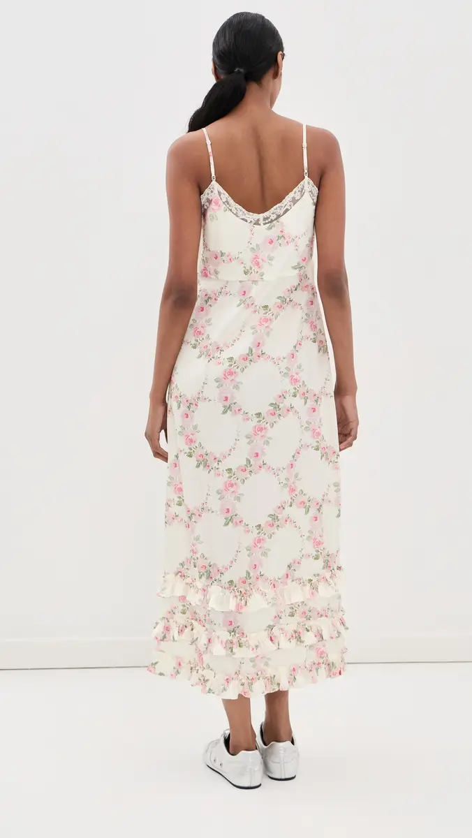 Simone Rocha Ruffle Frill Hem Slip Dress | Thumbnail 3 Simone Rocha Ruffle Frill Hem Slip Dress | Thumbnail 3