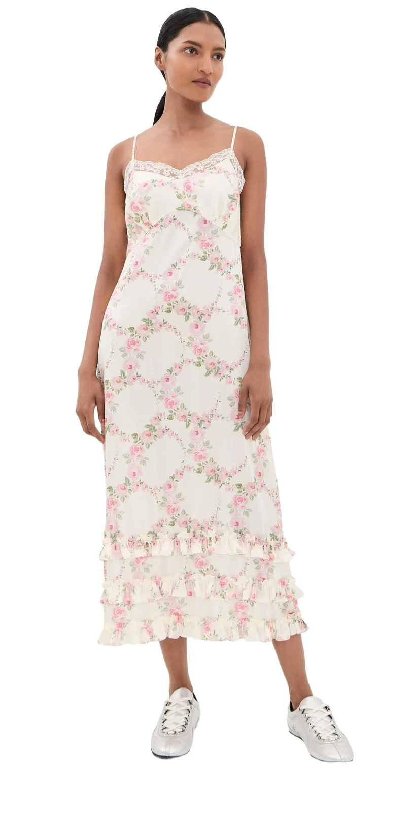Simone Rocha Ruffle Frill Hem Slip Dress