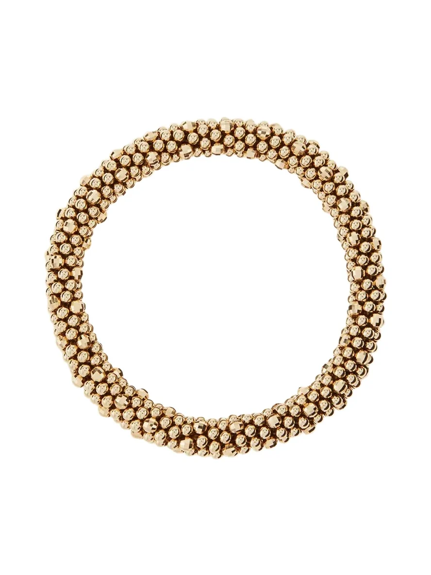 Irina 14k Gold Mirrored Bead Bracelet
