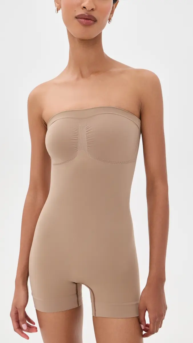 Skims Strapless Shortie Bodysuit | Thumbnail 2 Skims Strapless Shortie Bodysuit | Thumbnail 2