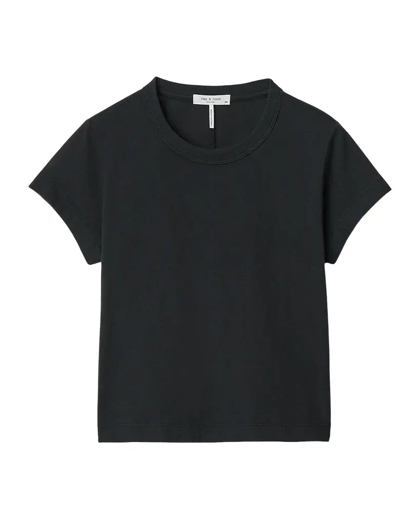 rag & bone Kelly Perfect Cotton Crewneck T-Shirt | Image 1 rag & bone Kelly Perfect Cotton Crewneck T-Shirt | Image 1