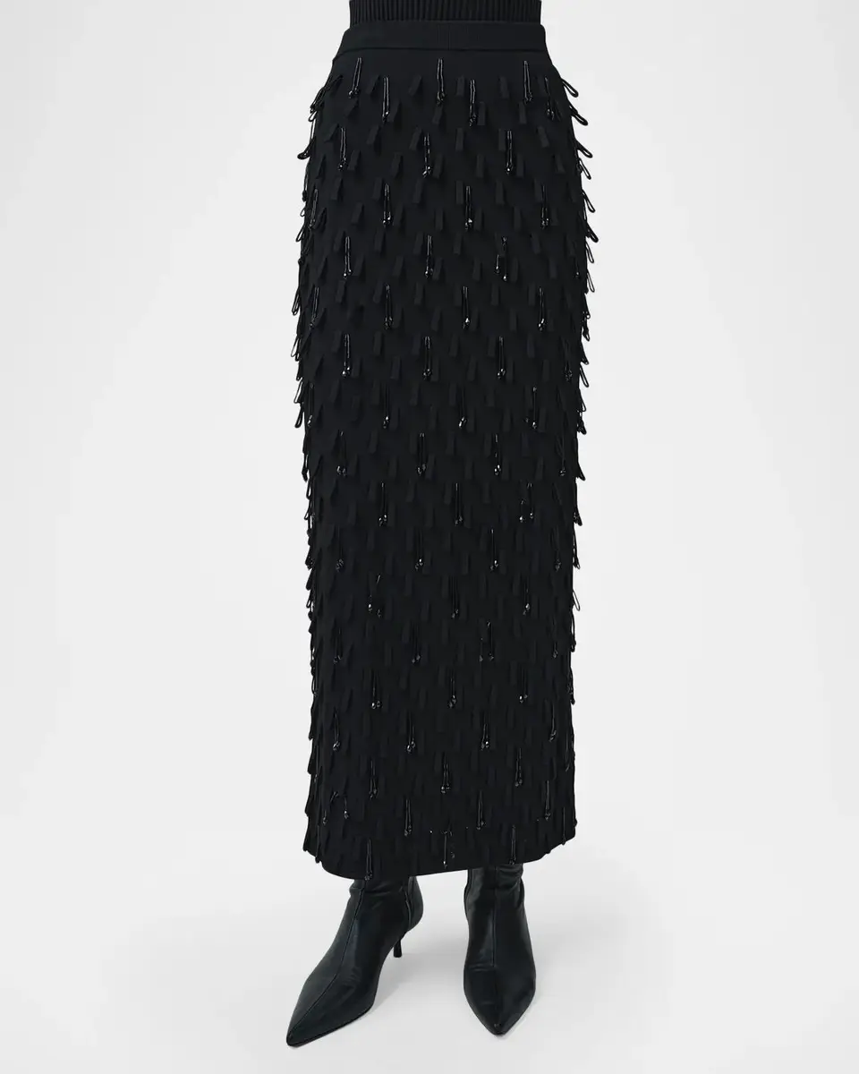 Simkhai Bree Embellished Knit Midi Skirt | Thumbnail 4 Simkhai Bree Embellished Knit Midi Skirt | Thumbnail 4