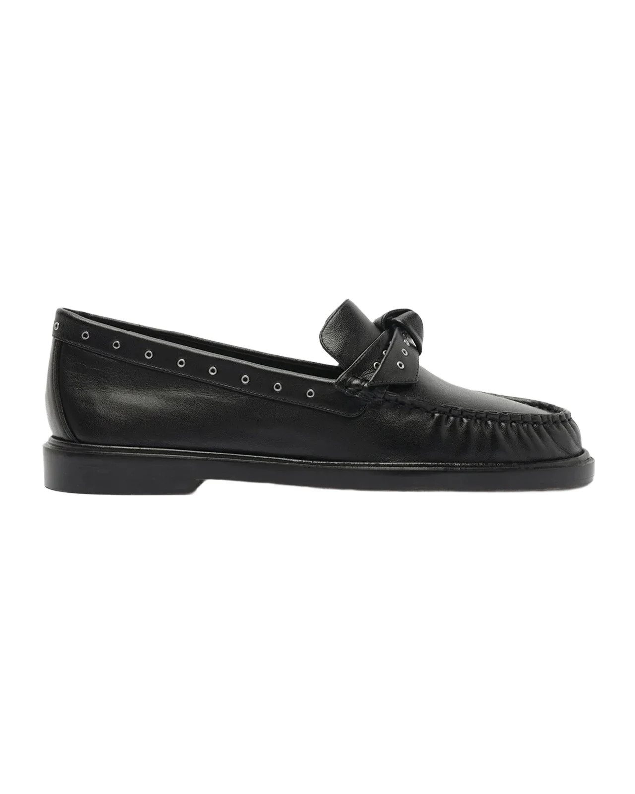 Clarita Grommet Leather Loafers Clarita Grommet Leather Loafers