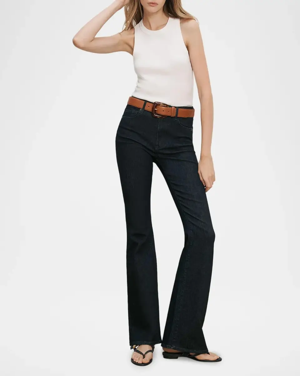 Veronica Beard Beverly High-Rise Flare Jeans | Thumbnail 2 Veronica Beard Beverly High-Rise Flare Jeans | Thumbnail 2