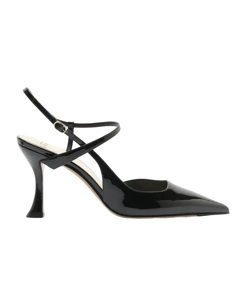 Alexandre Birman 85mm Tita Wrap Patent Leather Pumps | Image 1 Alexandre Birman 85mm Tita Wrap Patent Leather Pumps | Image 1
