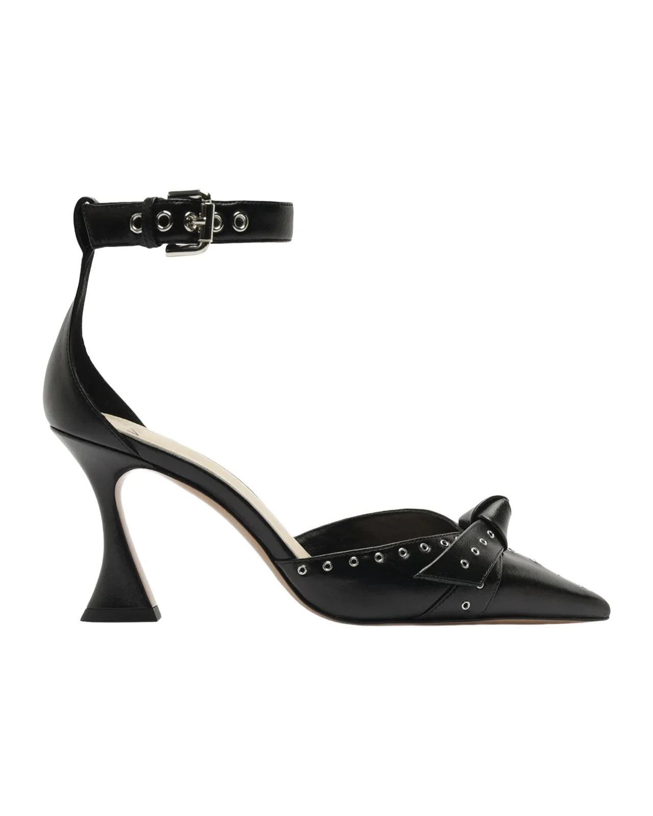 85mm Clarita Grommet Leather Pumps 85mm Clarita Grommet Leather Pumps
