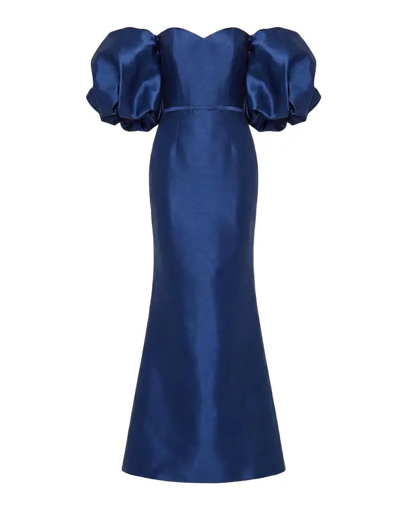 Off-Shoulder Satin Mermaid Gown Off-Shoulder Satin Mermaid Gown