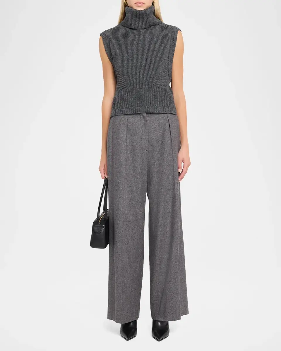 Simkhai Maple Ribbed Wool-Cashmere Top | Thumbnail 2