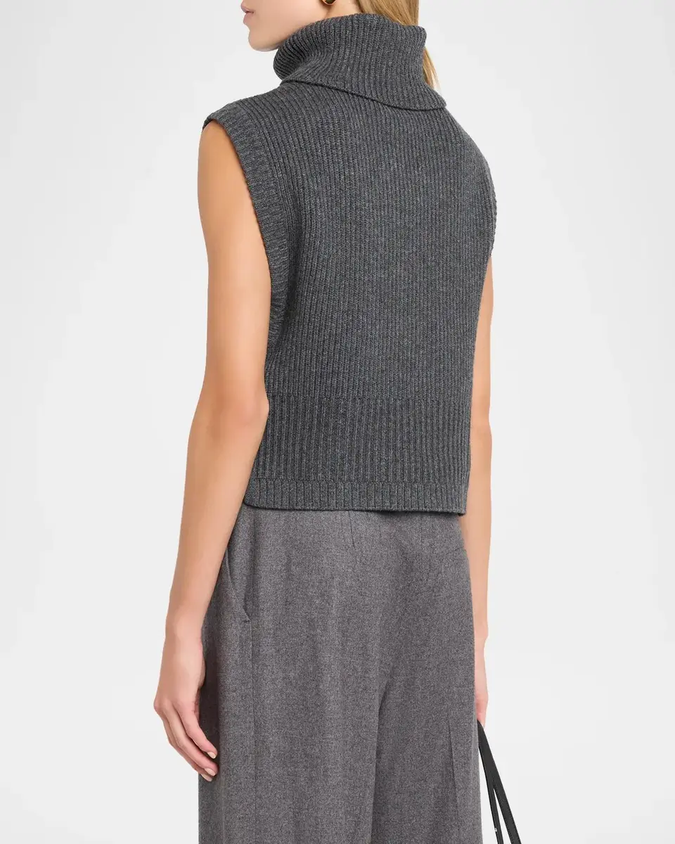 Simkhai Maple Ribbed Wool-Cashmere Top | Thumbnail 3