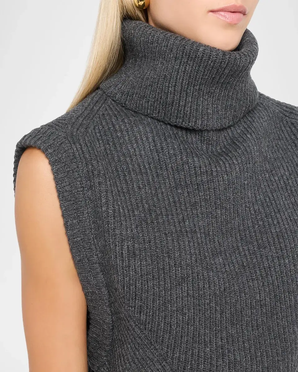 Simkhai Maple Ribbed Wool-Cashmere Top | Thumbnail 5