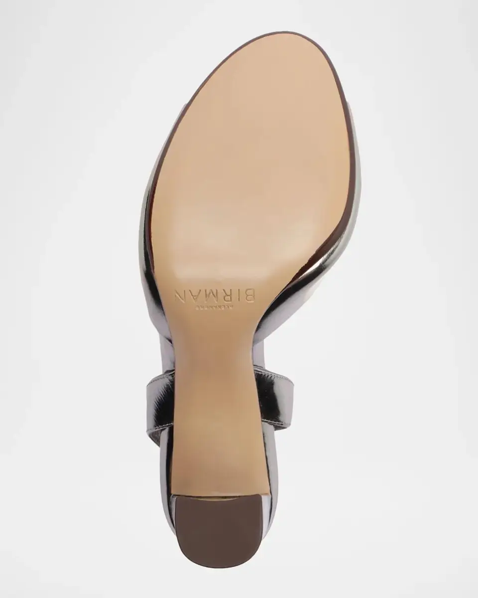 Alexandre Birman 90mm Amy Metallic Leather Ankle-Strap Sandals | Thumbnail 5 Alexandre Birman 90mm Amy Metallic Leather Ankle-Strap Sandals | Thumbnail 5