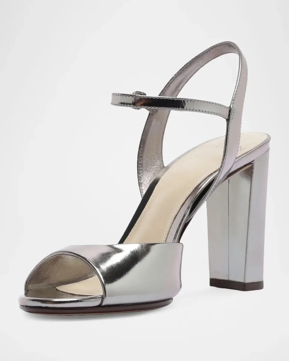 Alexandre Birman 90mm Amy Metallic Leather Ankle-Strap Sandals | Thumbnail 6 Alexandre Birman 90mm Amy Metallic Leather Ankle-Strap Sandals | Thumbnail 6