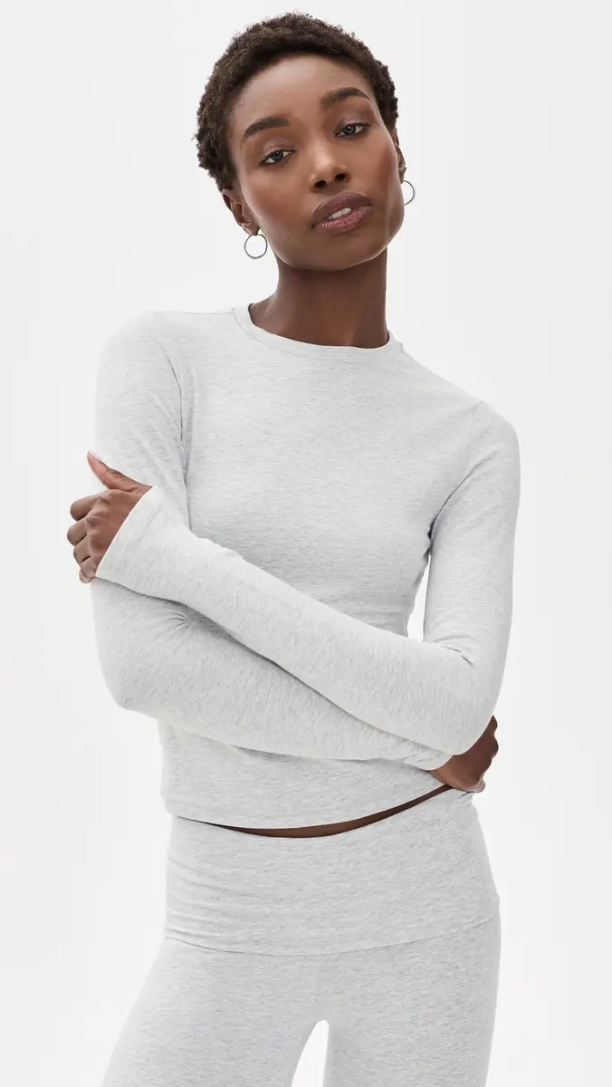 Skims Long Sleeve T-Shirt | Thumbnail 2 Skims Long Sleeve T-Shirt | Thumbnail 2