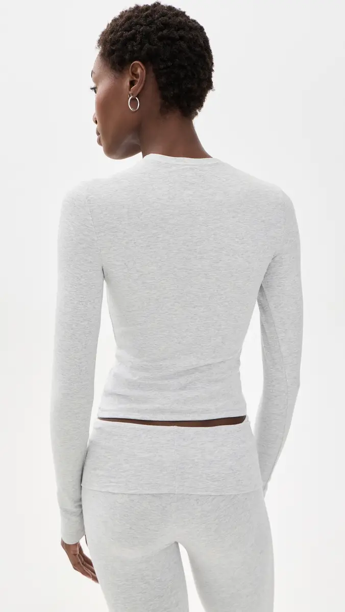 Skims Long Sleeve T-Shirt | Thumbnail 3 Skims Long Sleeve T-Shirt | Thumbnail 3