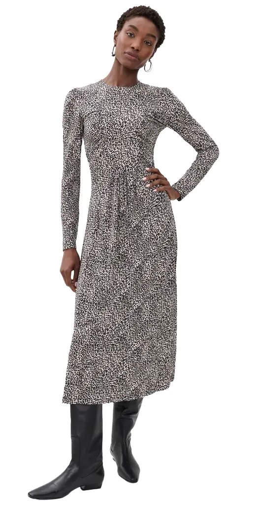 Sea Charlize Cheetah Print Dress Cream | Image 1 Sea Charlize Cheetah Print Dress Cream | Image 1