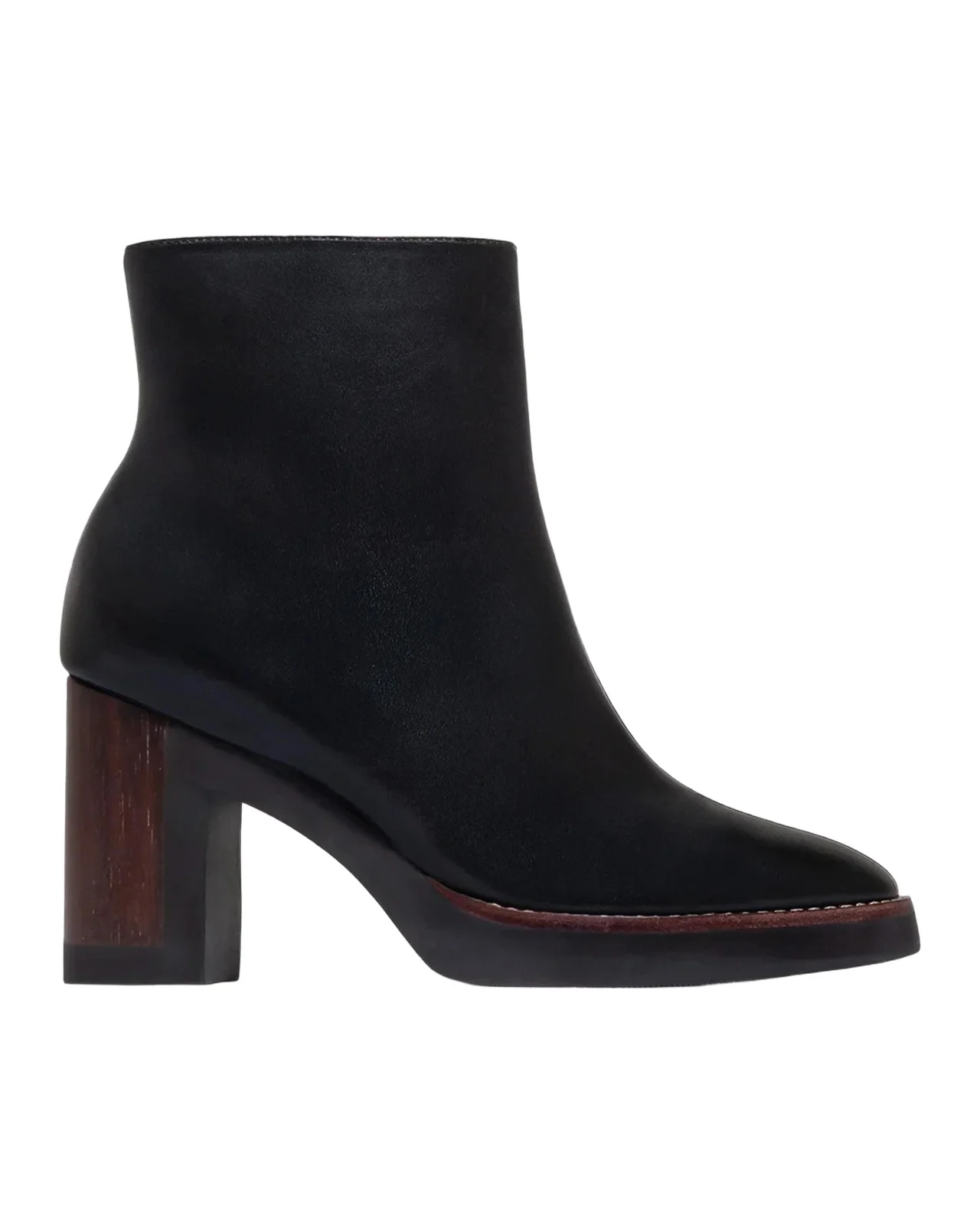 95mm Nara Leather Ankle Boots