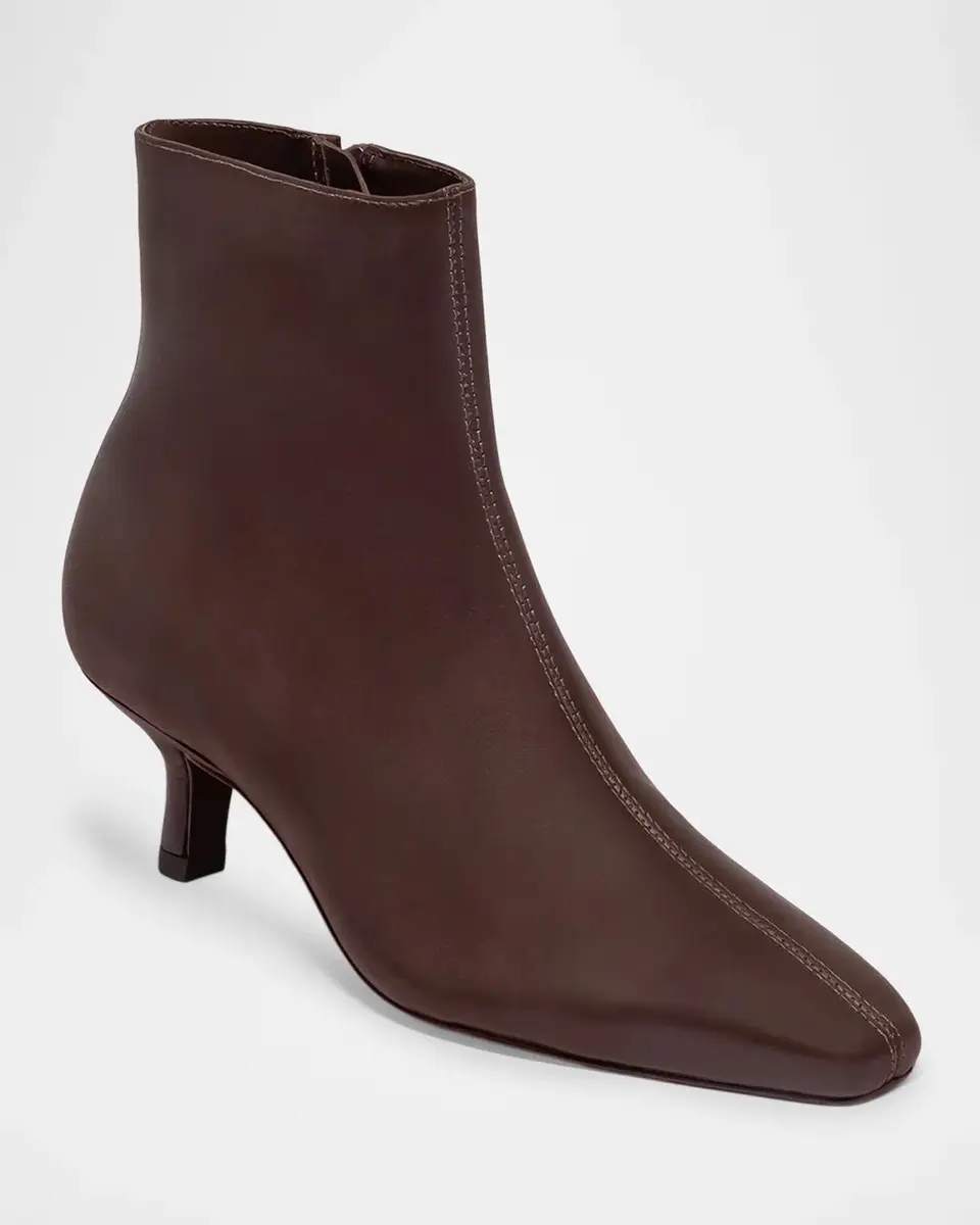 Bernardo 50mm Sanya Leather Ankle Booties | Thumbnail 2