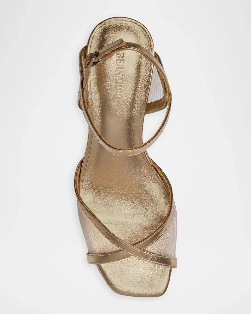 Bernardo 70mm Celeste Mesh Suede Platform Sandals | Thumbnail 5 Bernardo 70mm Celeste Mesh Suede Platform Sandals | Thumbnail 5
