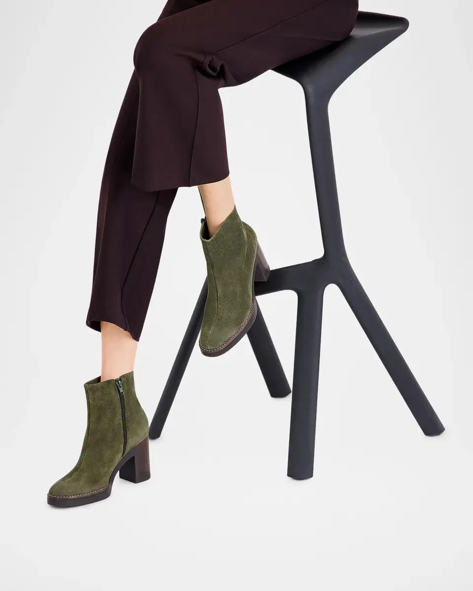 Bernardo 95mm Nara Leather Ankle Boots | Thumbnail 2