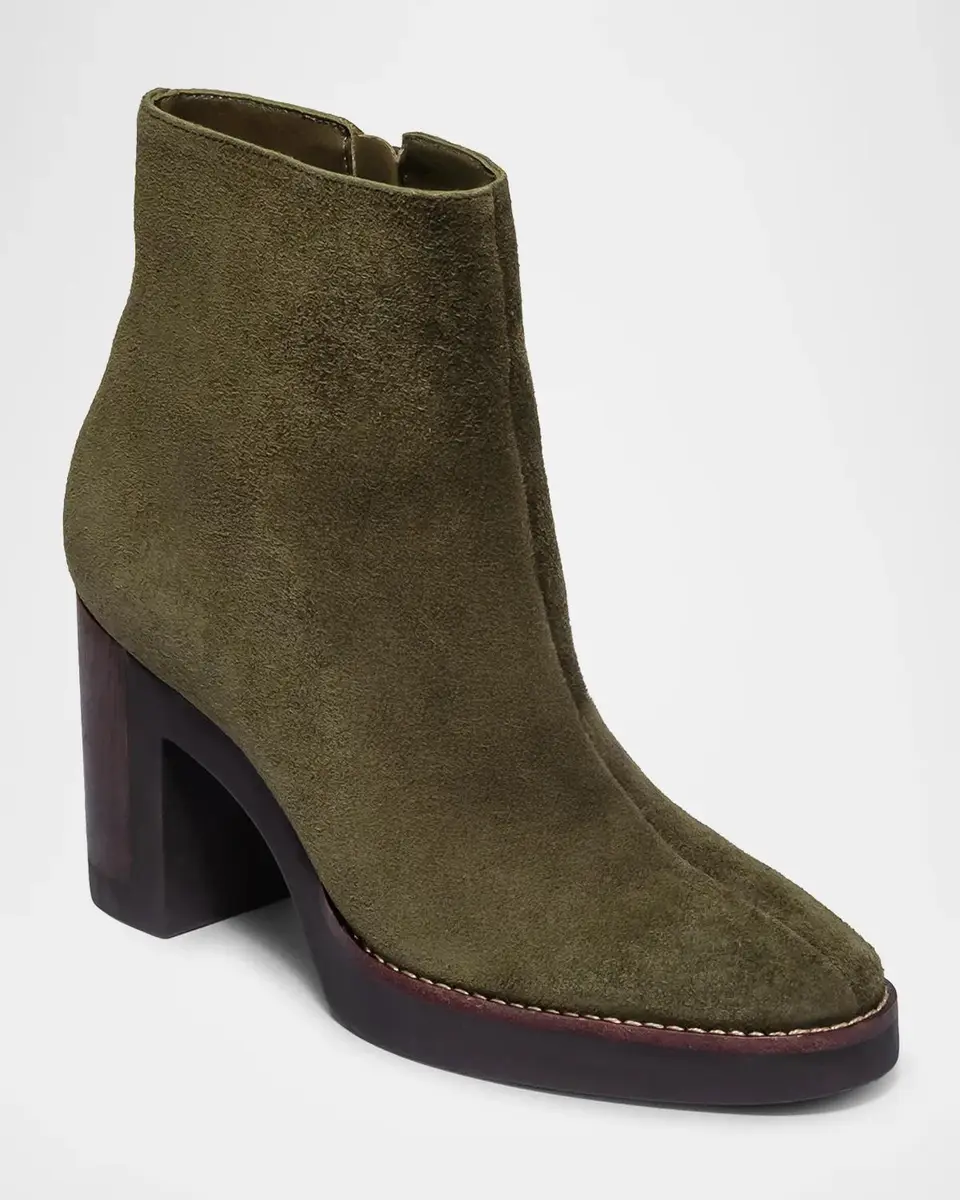 Bernardo 95mm Nara Leather Ankle Boots | Thumbnail 3