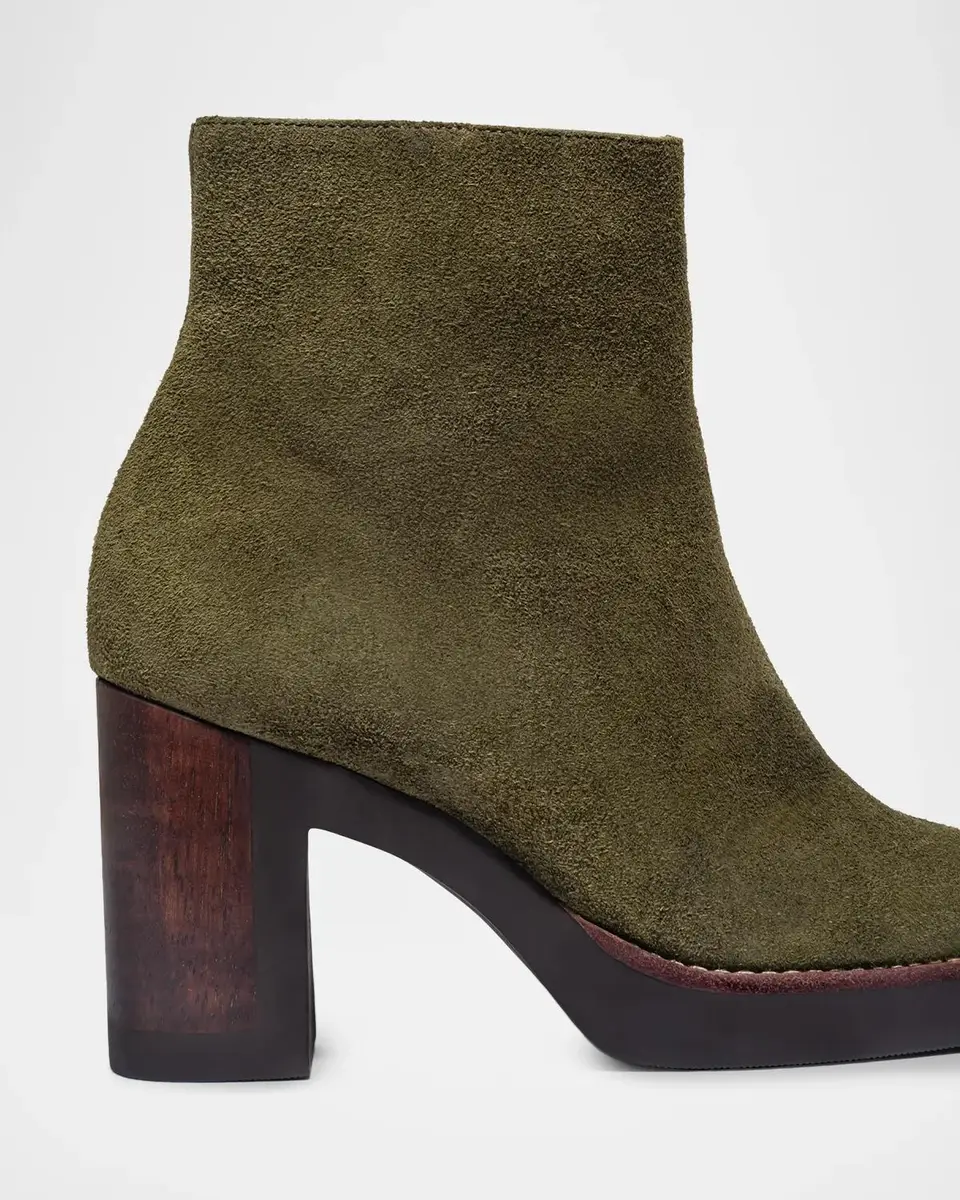 Bernardo 95mm Nara Leather Ankle Boots | Thumbnail 4