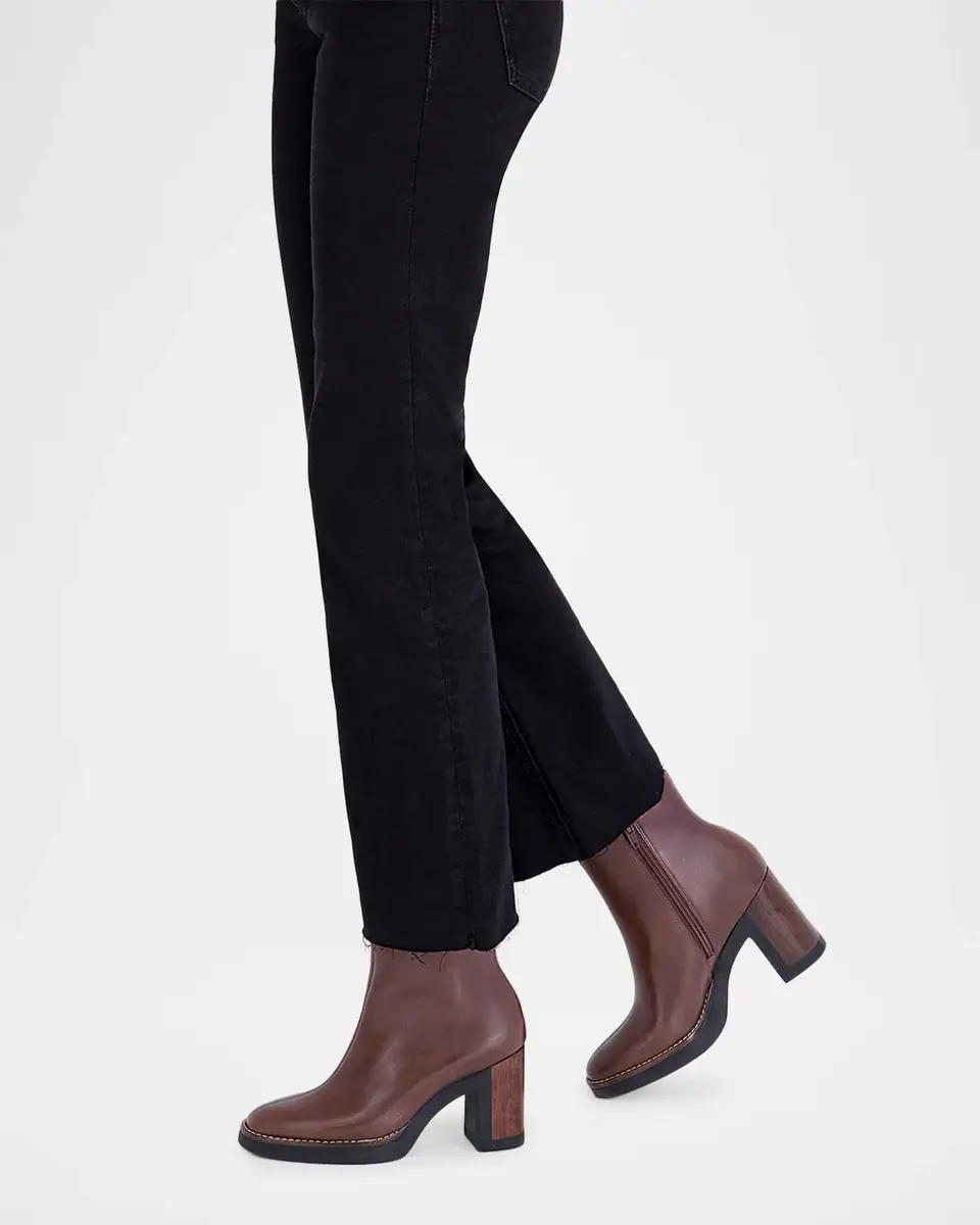 Bernardo 95mm Nara Leather Ankle Boots | Thumbnail 2