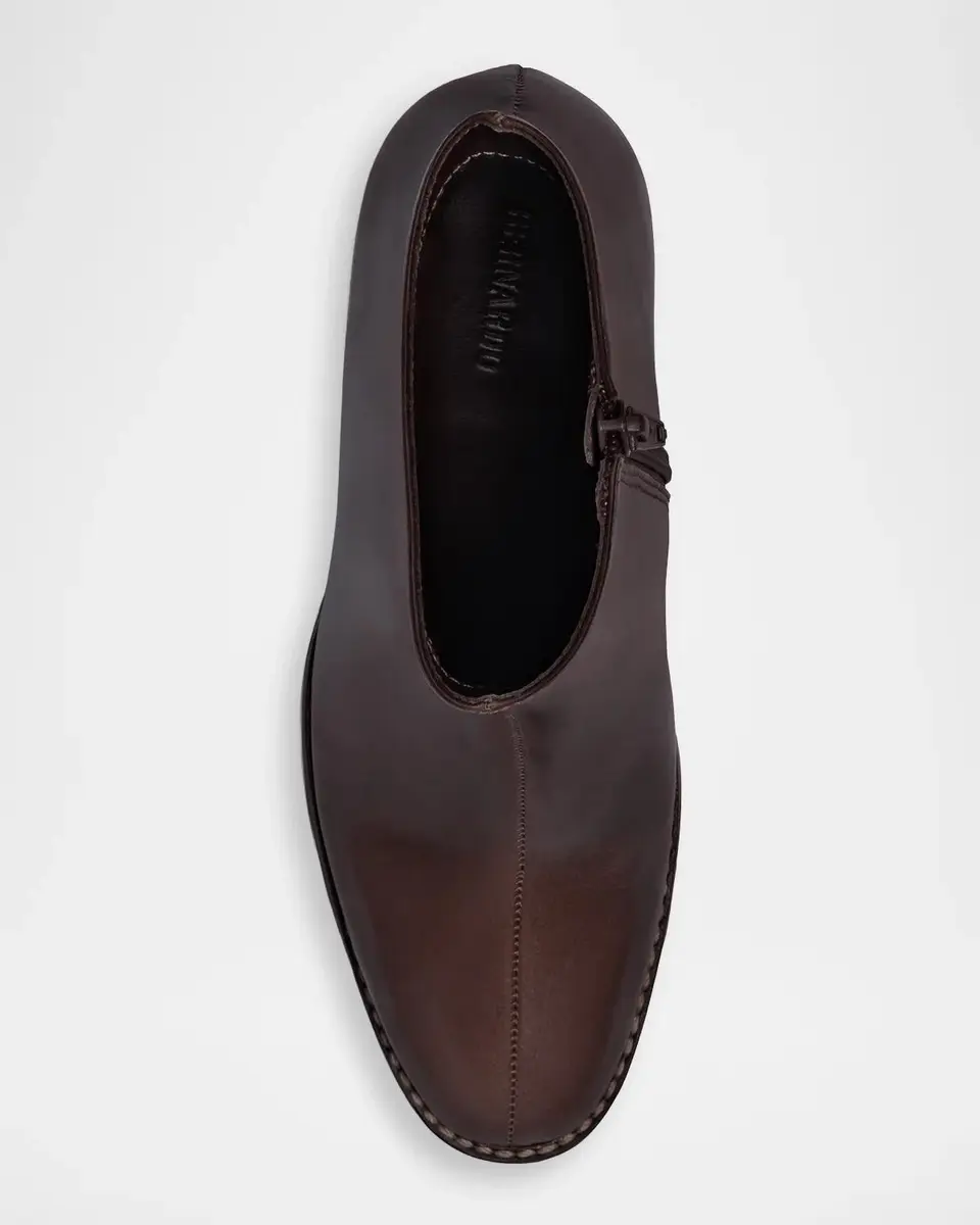 Bernardo 95mm Nara Leather Ankle Boots | Thumbnail 5