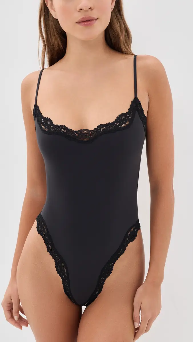 Skims Lace Cami Thong Bodysuit | Thumbnail 2 Skims Lace Cami Thong Bodysuit | Thumbnail 2