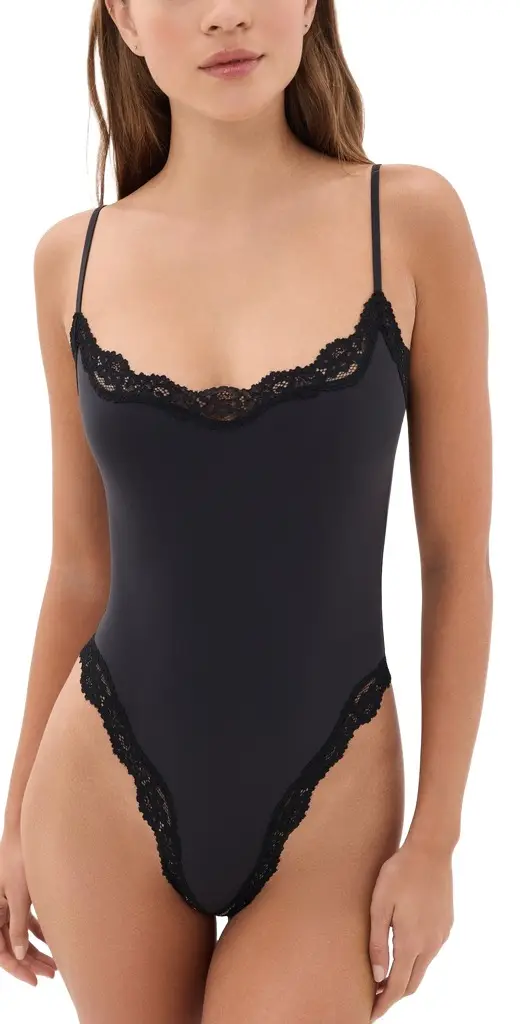 Lace Cami Thong Bodysuit