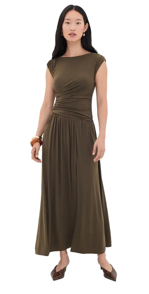 PAIGE Kalindi Dress Fern | Image 1 PAIGE Kalindi Dress Fern | Image 1