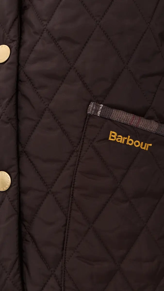 Barbour Icons Tartan Collar Cropped Liddesdale Quilted Jacket | Thumbnail 6