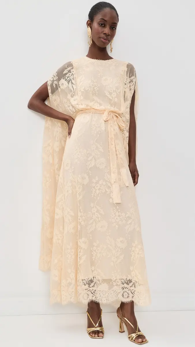 Zimmermann Valiant Lace Caped Maxi Dress | Thumbnail 2 Zimmermann Valiant Lace Caped Maxi Dress | Thumbnail 2