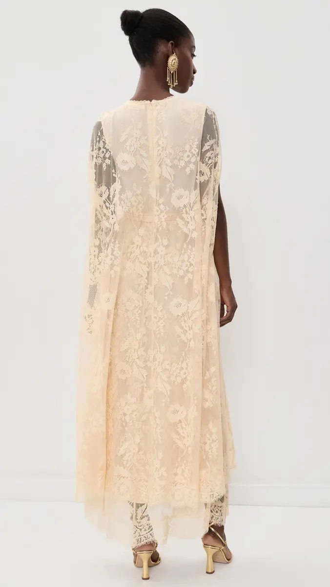 Zimmermann Valiant Lace Caped Maxi Dress | Thumbnail 3 Zimmermann Valiant Lace Caped Maxi Dress | Thumbnail 3