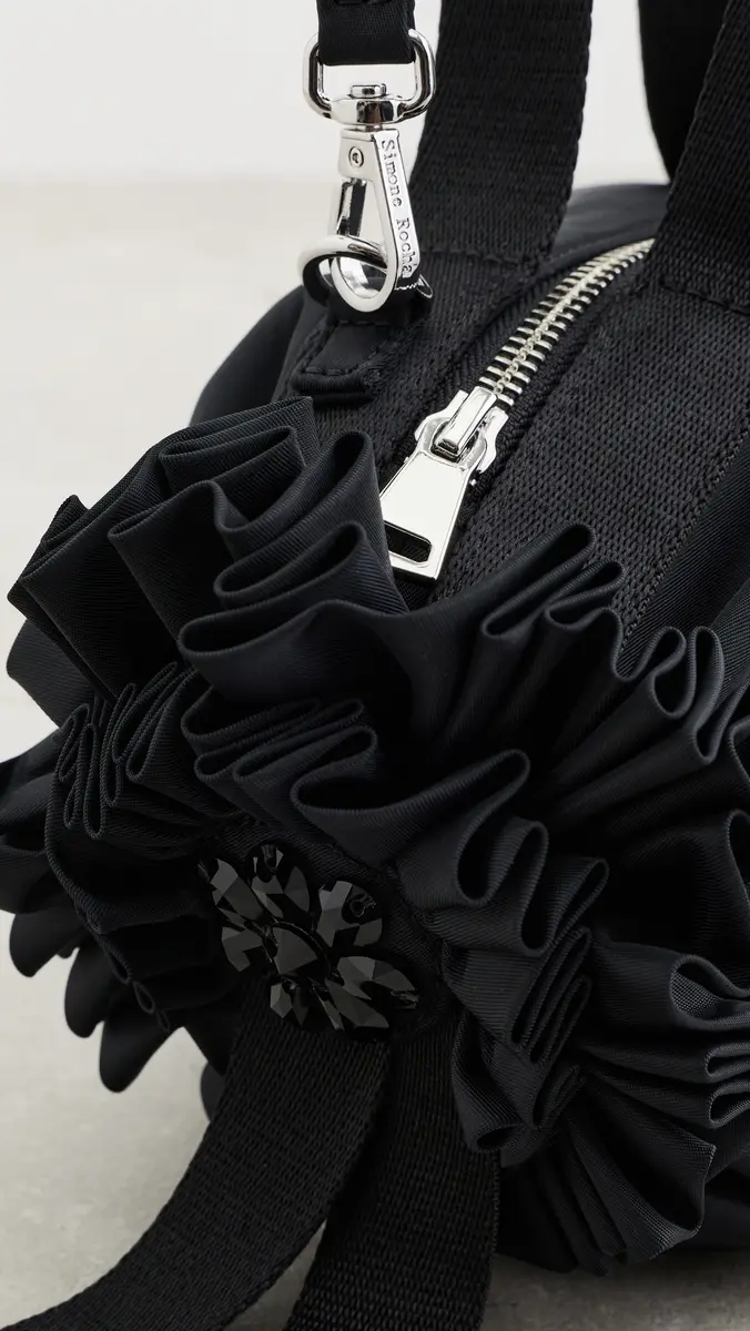 Simone Rocha Turbo Embellished Mini Double Ribbon Rosette Bag | Thumbnail 5
