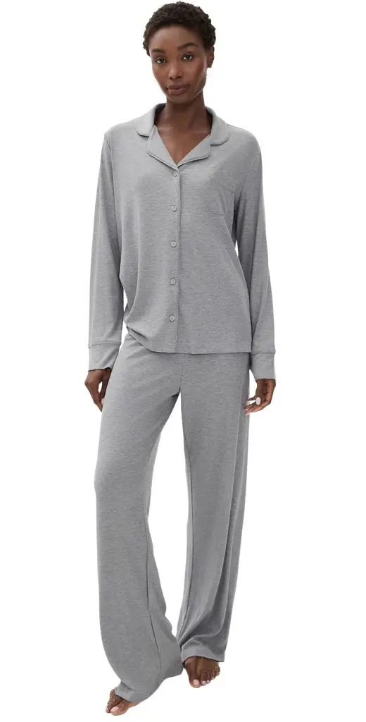 Skims Rib leep et Light Heather Grey | Image 1 Skims Rib leep et Light Heather Grey | Image 1