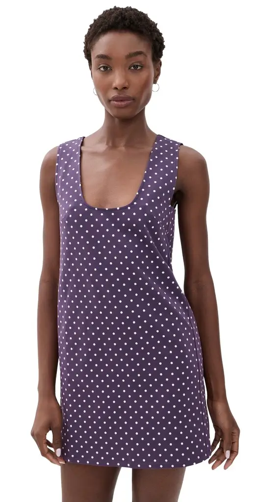 Posse Tommy Dress Purple Polka Dot | Image 1 Posse Tommy Dress Purple Polka Dot | Image 1