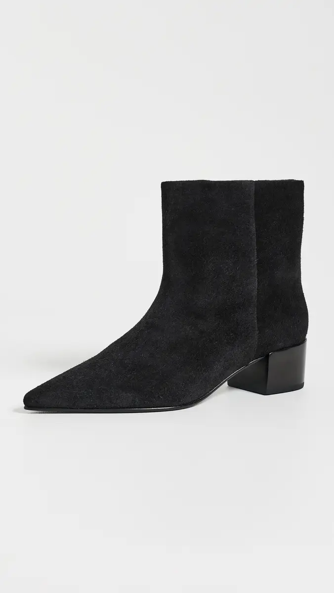 Black Suede Studio Blaze 45 Booties | Thumbnail 2 Black Suede Studio Blaze 45 Booties | Thumbnail 2