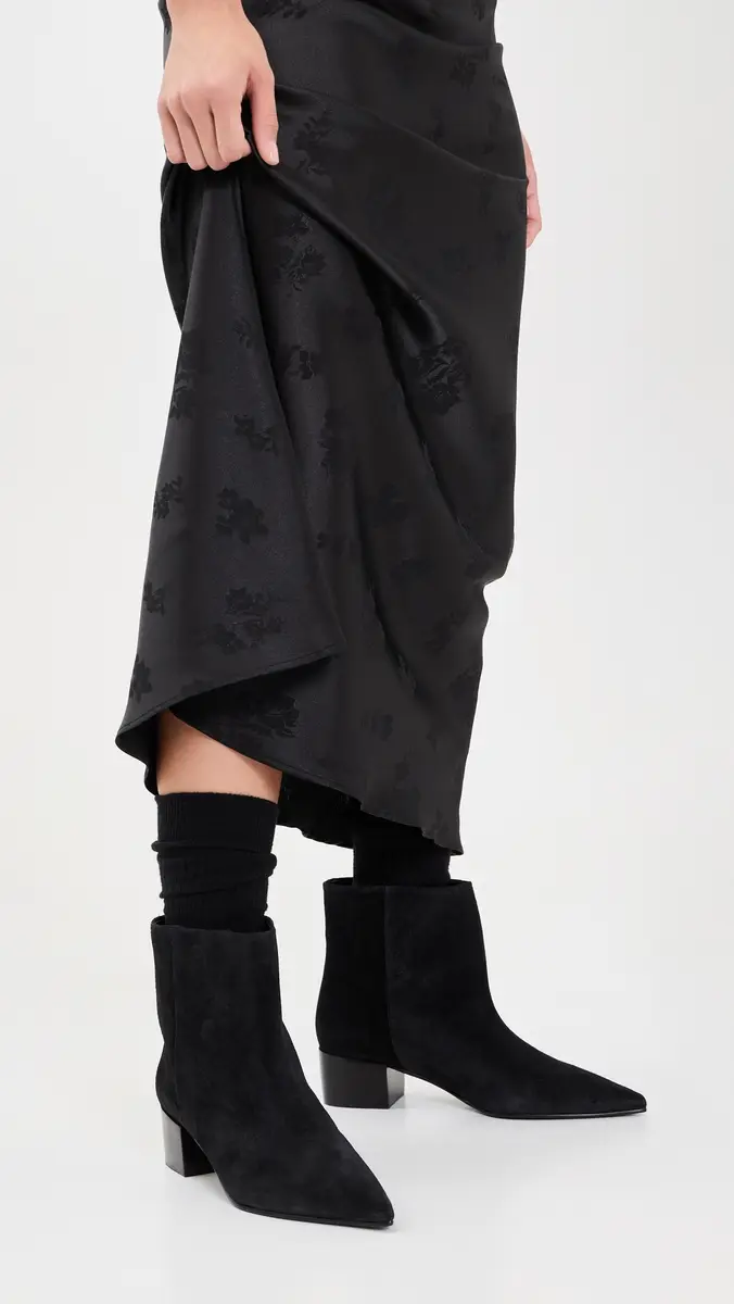Black Suede Studio Blaze 45 Booties | Thumbnail 3 Black Suede Studio Blaze 45 Booties | Thumbnail 3