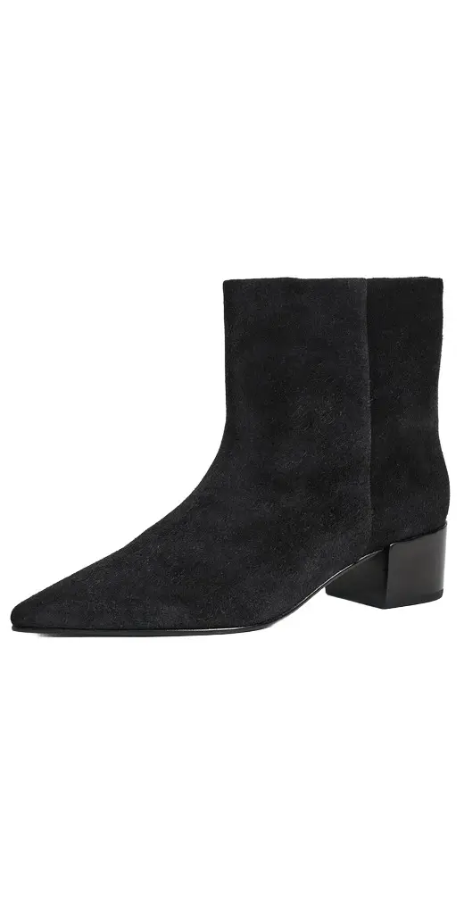 Black Suede Studio Blaze 45 Booties Black Suede | Image 1 Black Suede Studio Blaze 45 Booties Black Suede | Image 1
