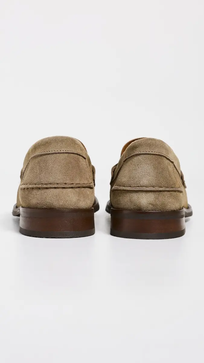 Allen Edmonds Sorrento Suede Penny Loafers | Thumbnail 3