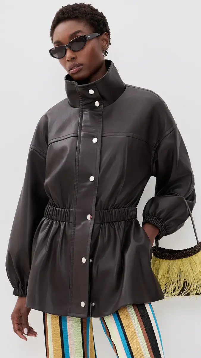 SIMONMILLER Yara Faux Leather Jacket | Thumbnail 2 SIMONMILLER Yara Faux Leather Jacket | Thumbnail 2