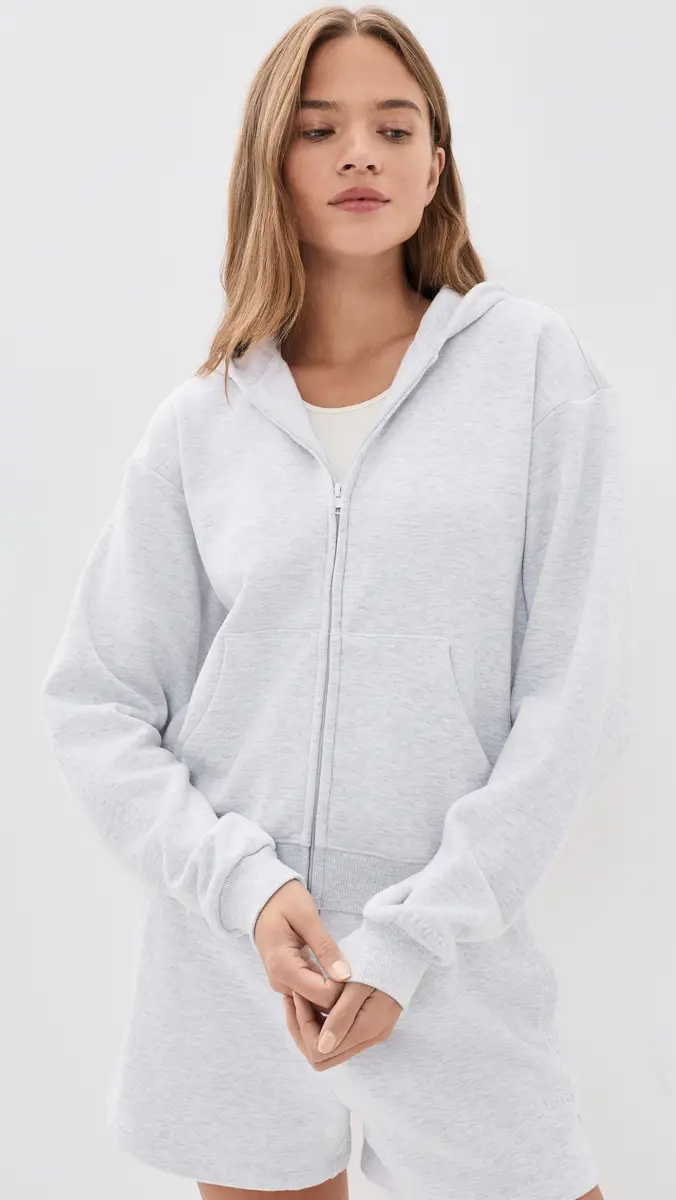Skims Classic Zip Up Hoodie | Thumbnail 2 Skims Classic Zip Up Hoodie | Thumbnail 2