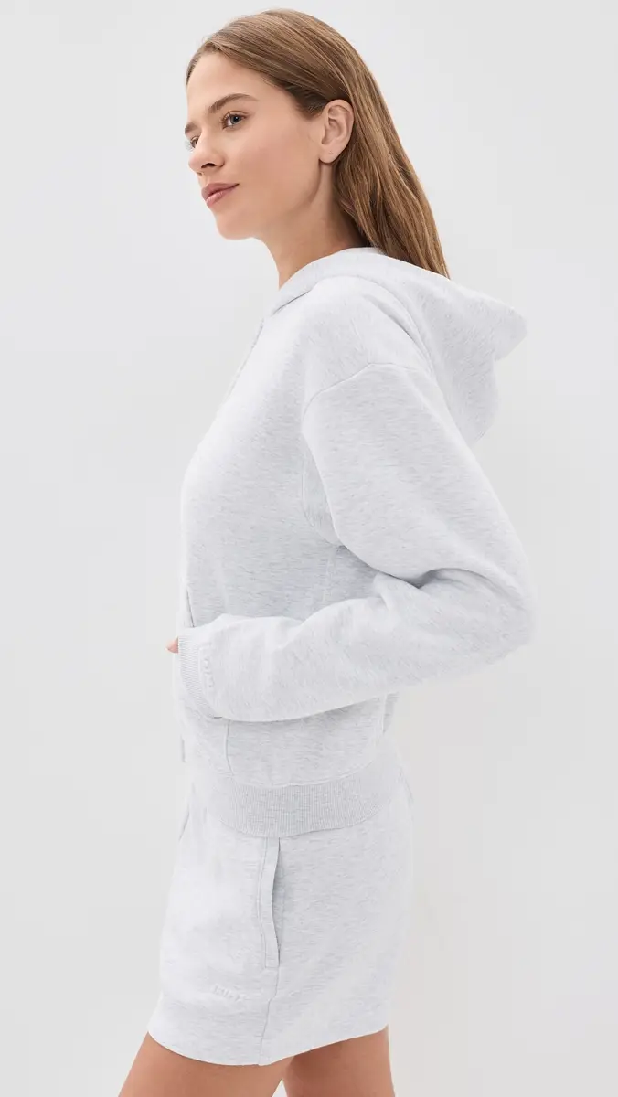 Skims Classic Zip Up Hoodie | Thumbnail 4 Skims Classic Zip Up Hoodie | Thumbnail 4