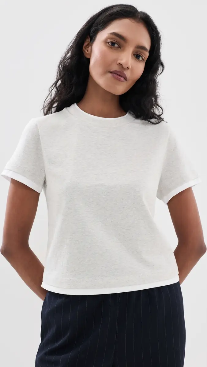 GOOD AMERICAN The Layered Tee | Thumbnail 2 GOOD AMERICAN The Layered Tee | Thumbnail 2