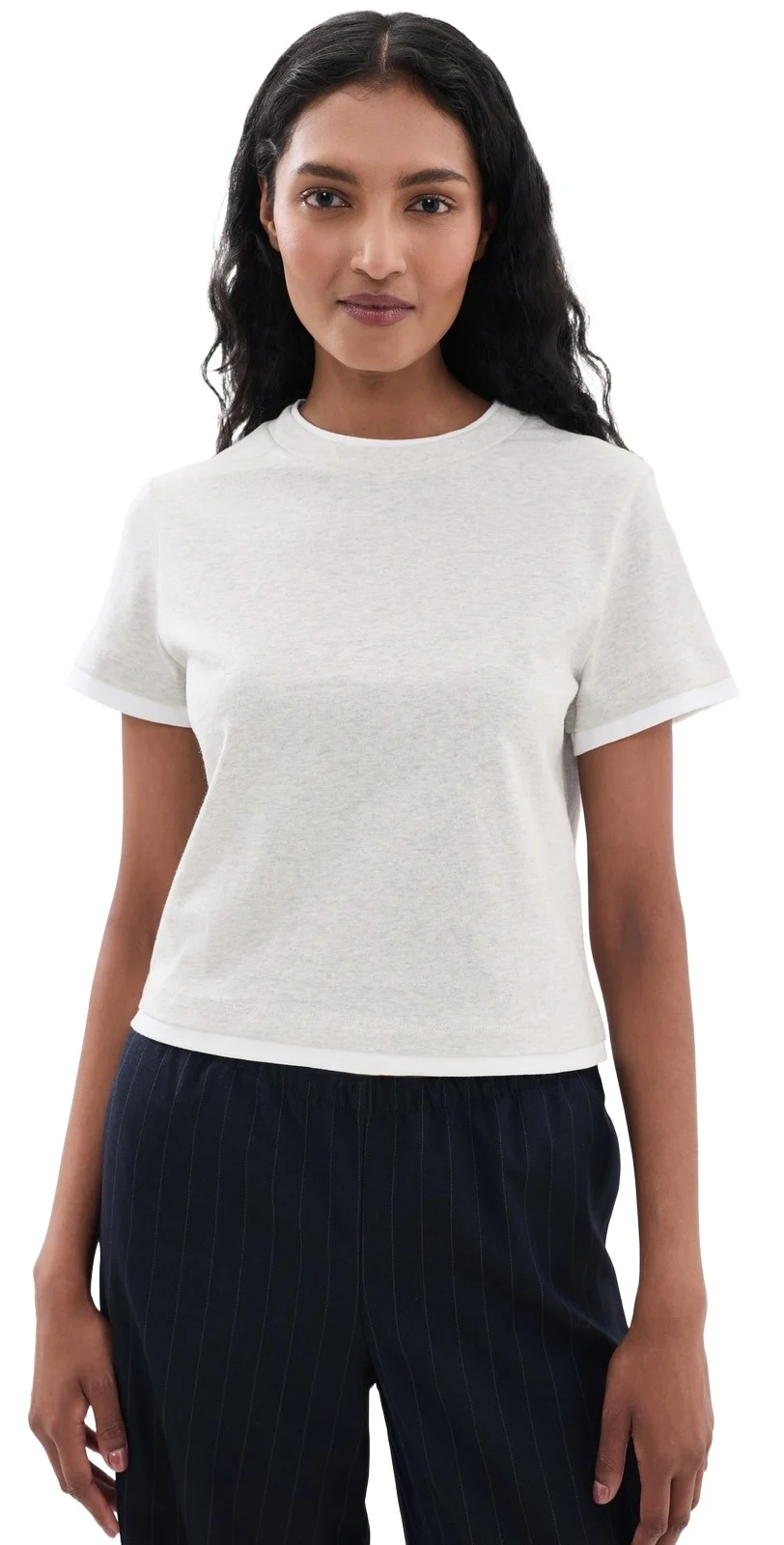 GOOD AMERICAN The Layered Tee