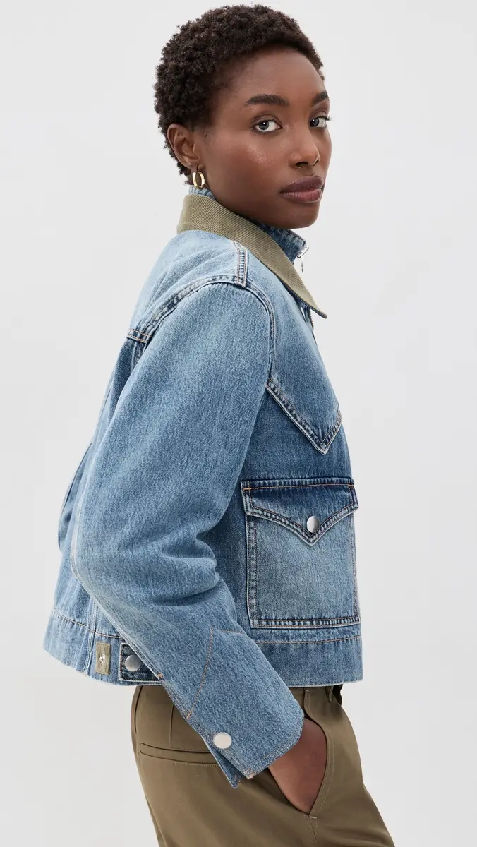 Veronica Beard Jean Wegner Denim Jacket | Thumbnail 4 Veronica Beard Jean Wegner Denim Jacket | Thumbnail 4