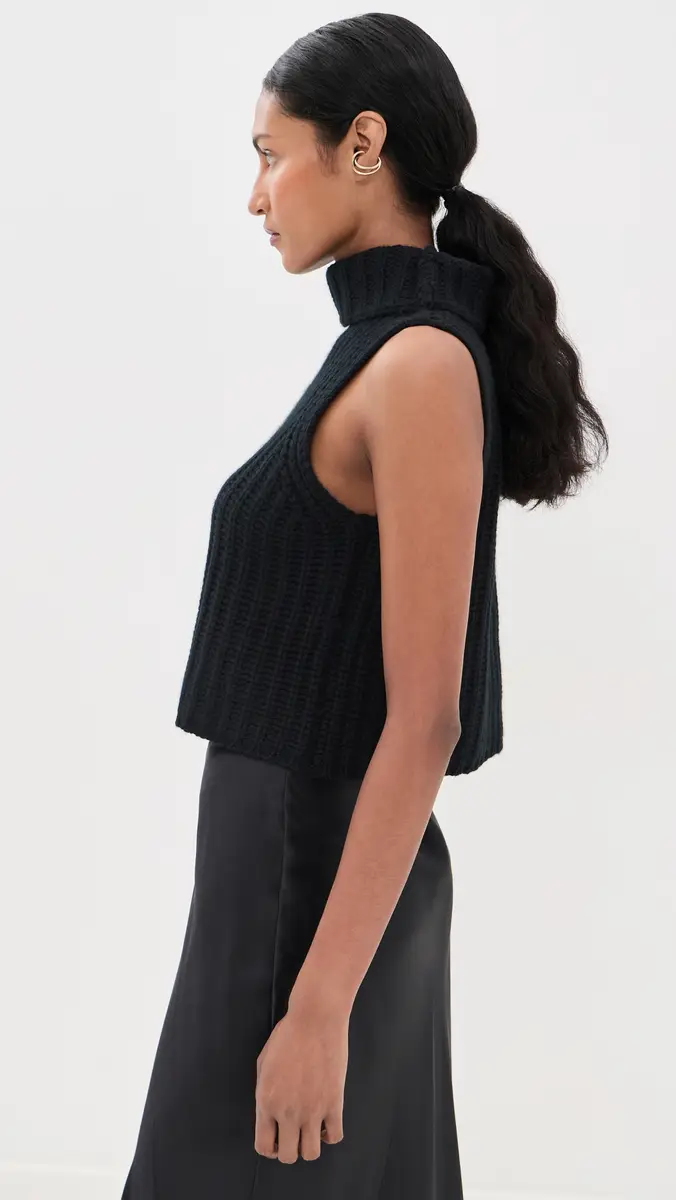 Sablyn Saige Cropped Turtleneck Cashmere Pullover | Thumbnail 4 Sablyn Saige Cropped Turtleneck Cashmere Pullover | Thumbnail 4