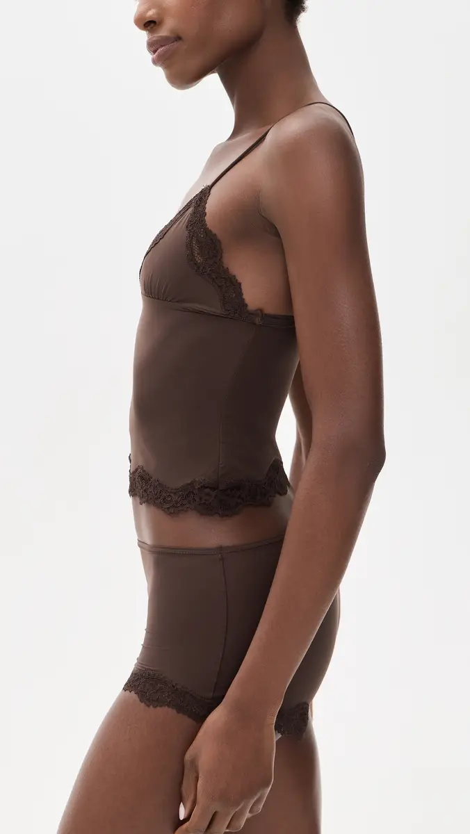 Skims Fits Everybody Lace Cami and Boy Short Set | Thumbnail 4