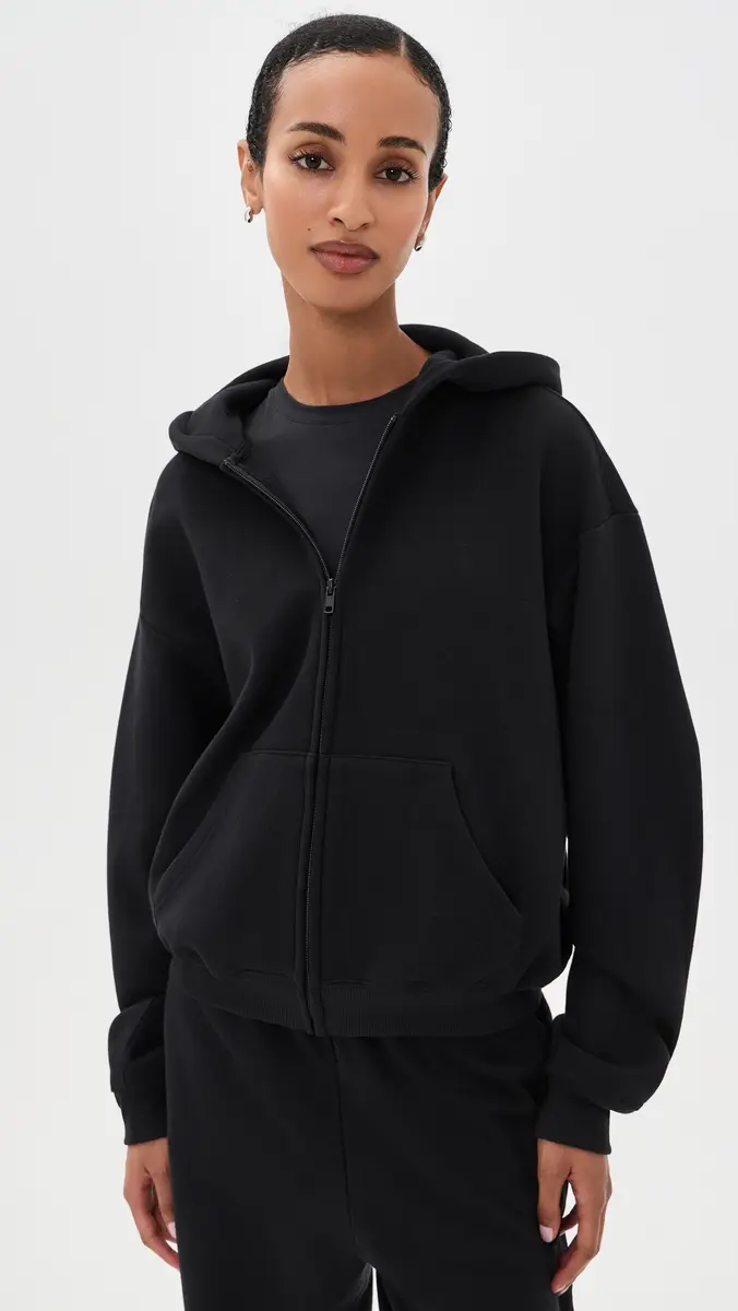 Skims Classic Zip Up Hoodie | Thumbnail 2 Skims Classic Zip Up Hoodie | Thumbnail 2