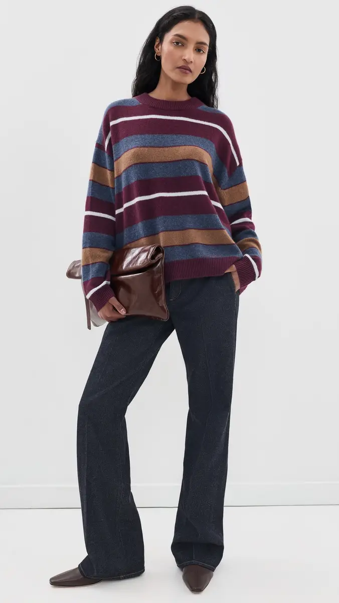 Staud Serrano Cashmere Relaxed Crew Sweater | Thumbnail 5 Staud Serrano Cashmere Relaxed Crew Sweater | Thumbnail 5